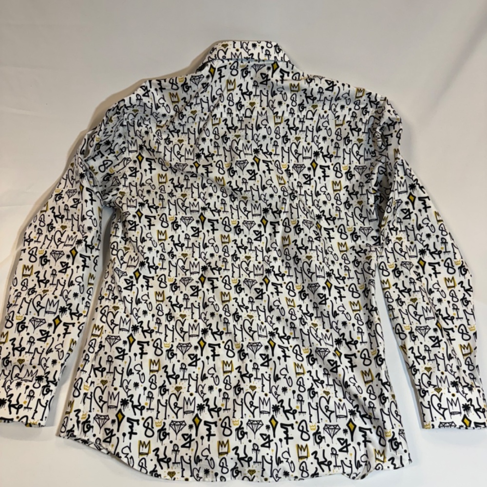 Maceoo Fibonacci King White Button Down Shirt - image 5
